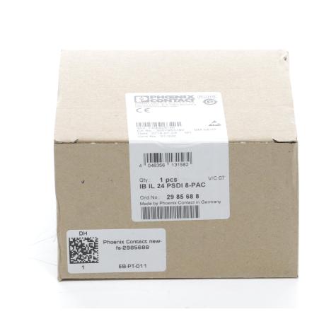 Sicherheitsmodul IB IL 24 PSDI 8-PAC Neu OVP